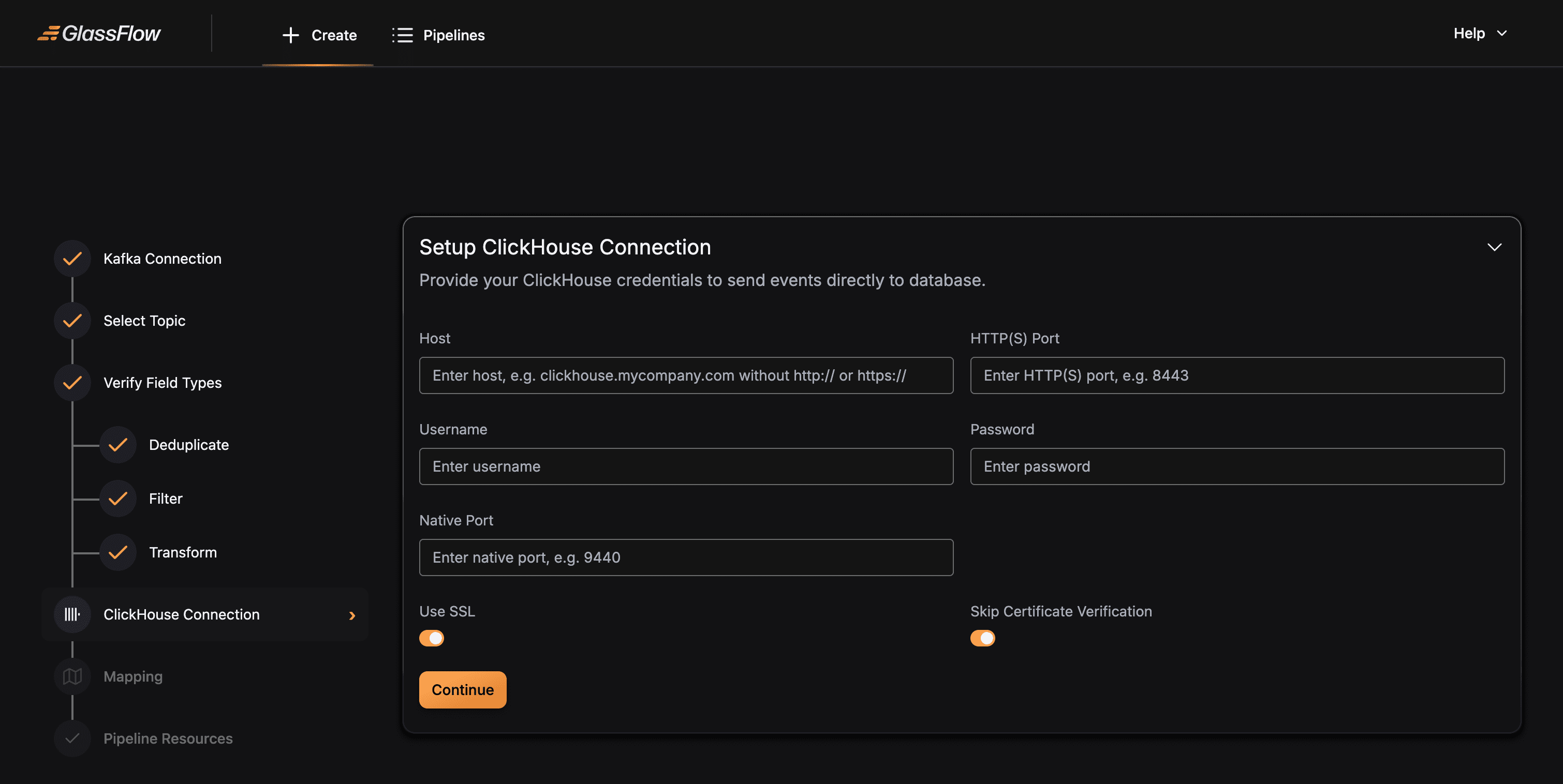 Clickhouse Connection
