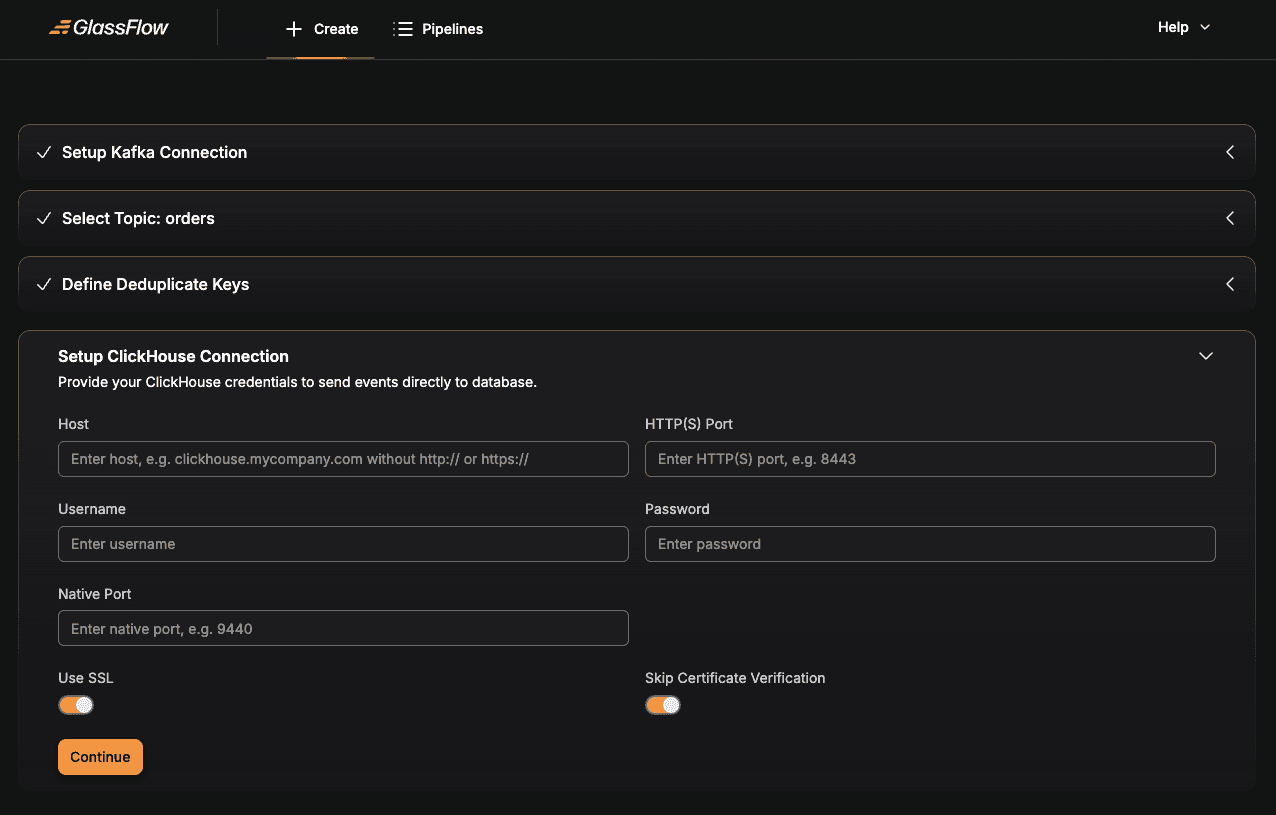 Clickhouse Connection