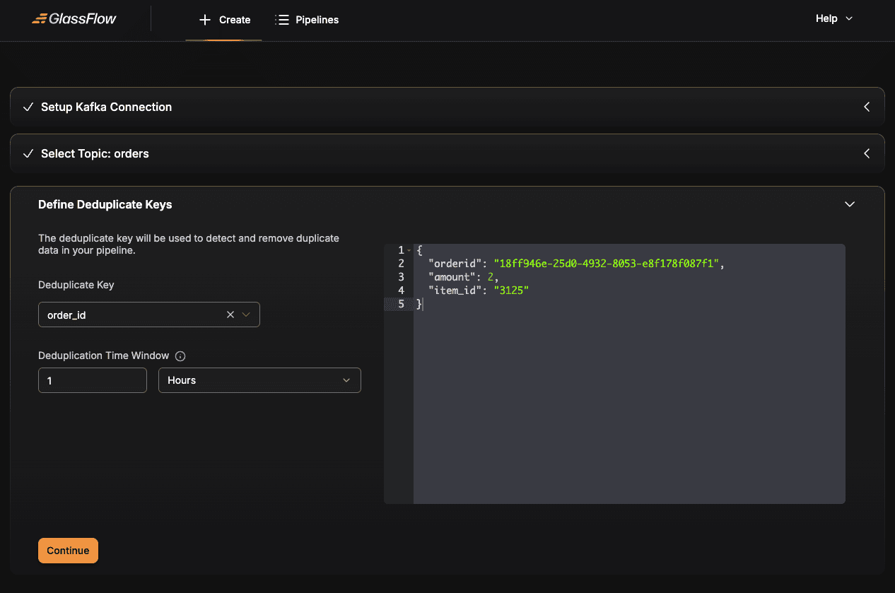 Deduplication Configuration