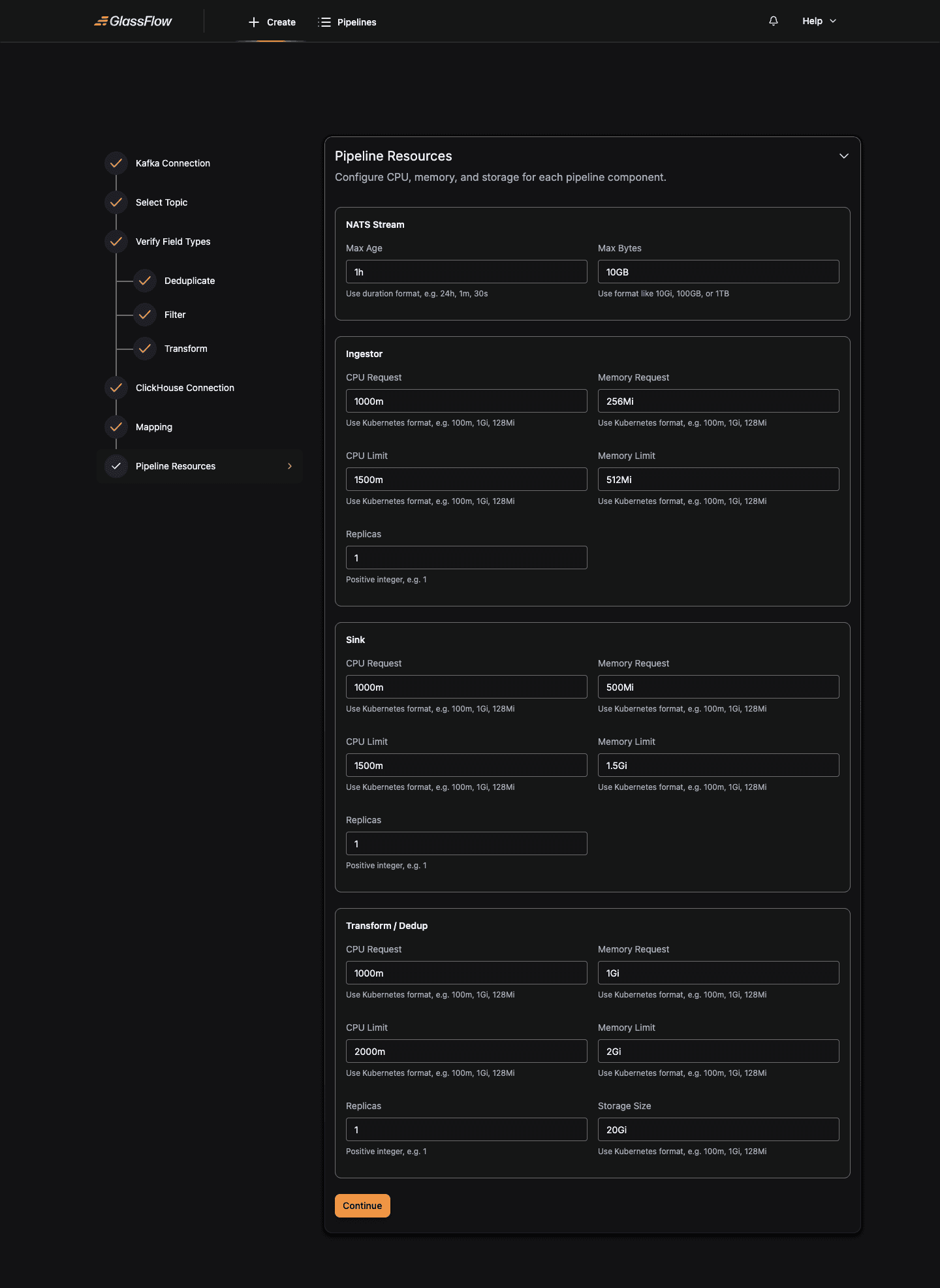 Pipeline Resources